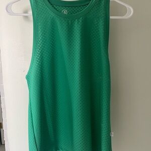 Addison Bay Emerald Mesh Tank Top